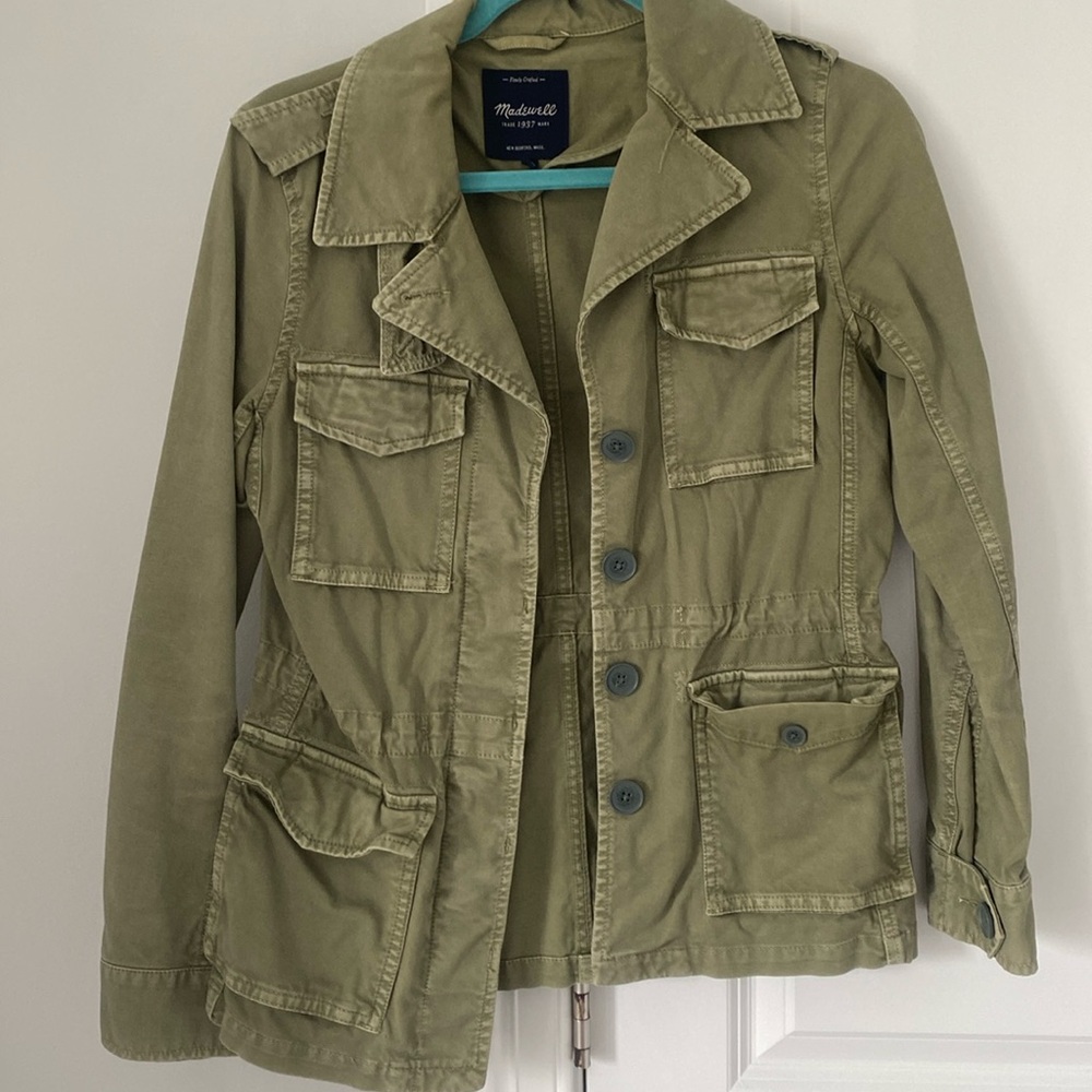 Army green jacket